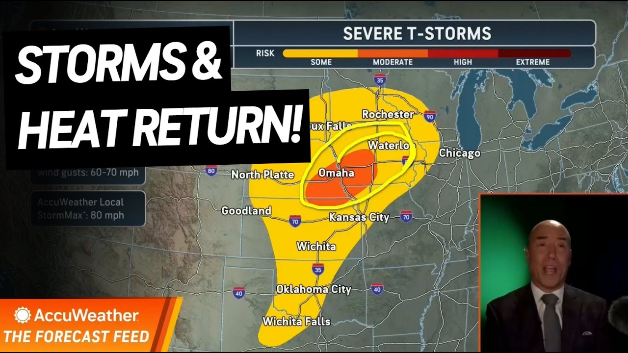 The Forecast Feed: Heat & Storms Return Weekend/Next Week - YouTube