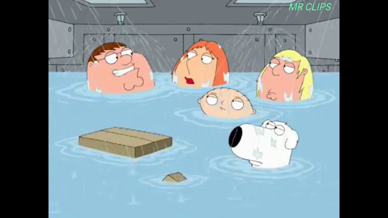 Family Guy - The Griffins Get Saved From The Sinking Panic Room