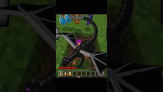 Minecraft 😱 Dirt Drops OP Loot! 3 Days Ender Dragon Challenge 🔥 #shorts