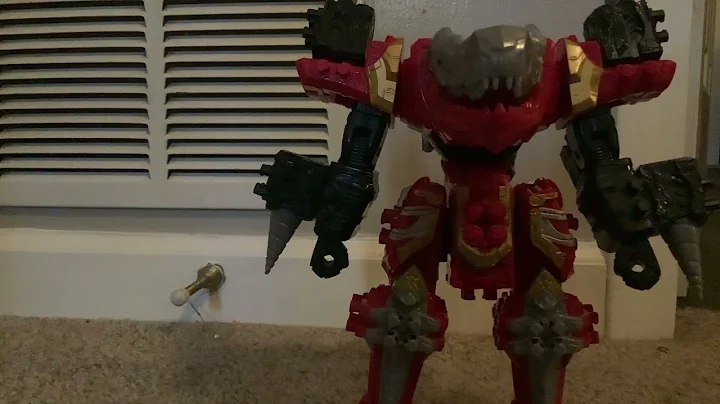 Let look at the power rangers dino fury T. rex zord