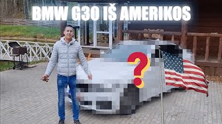 Kiek vargo ir pinigų kainavo BMW G30 iš JAV