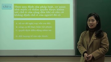 GDCD 12: Các quyền tự do cơ bản của công dân