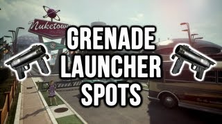 Black Ops 2: Nuketown 2025 Grenade Launcher / Noob Tube Spots (Domination & Search and Destroy)