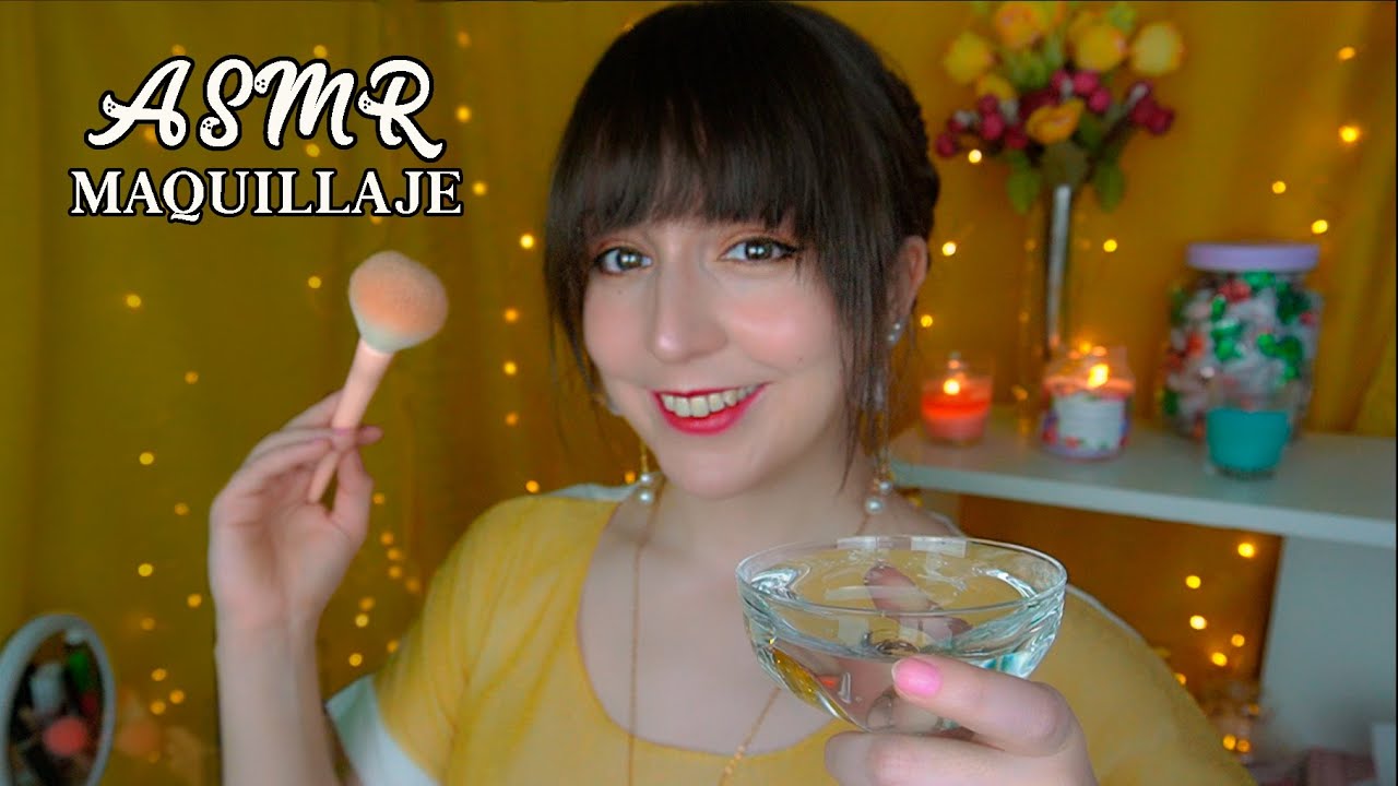 ⭐ASMR [Sub] Делаем макияж в канун Нового года 💖 (мягкая речь, бинауральные многослойные звуки)