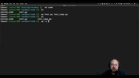Unix - Creating and Manipulating Files and Directories - cp