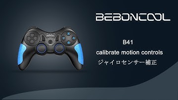 B41 switch controller calibrate motion controls / ジャイロセンサー補正