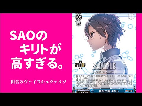 WS] Why is Kirito so expensive at the time of reunion? ~Discussing 