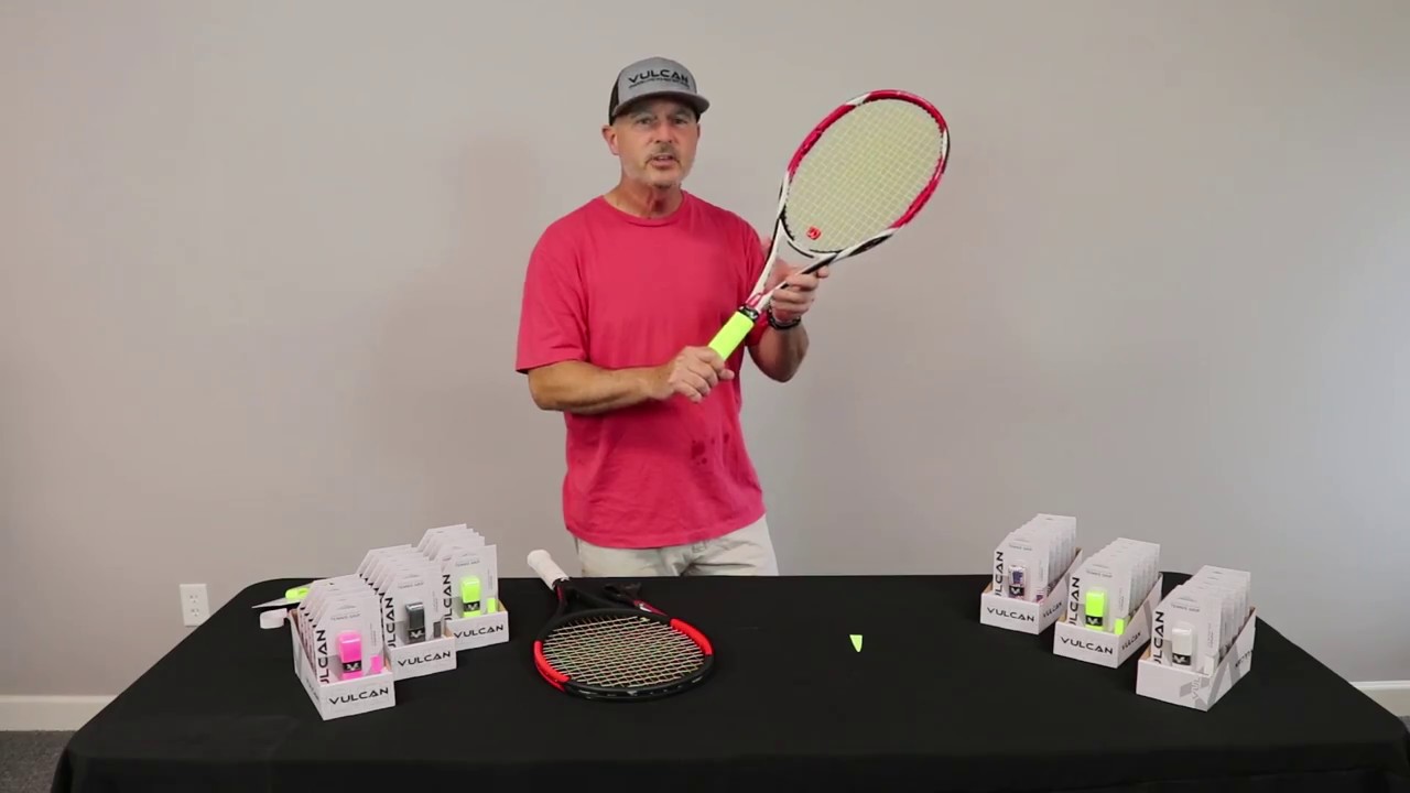 How to Wrap Your Tennis Racket Vulcan Tennis Grips YouTube