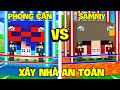 Sammy Cùng Phong Cận Thử Thách 24H XÂY NHÀ AN TOÀN Siêu Chống Trộm Trong Làng Hero Team Minecraft