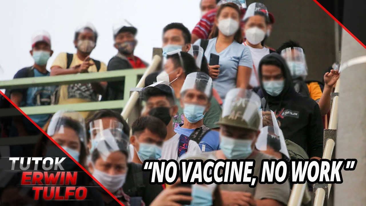 “NO VACCINE, NO WORK” POLICY NG ILANG KUMPANYA KALOKOHAN AYON SA DOLE