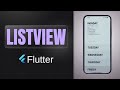 ListView widget | Flutter