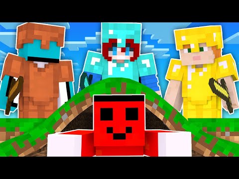 MANHUNT'ta SAMET HİLEYLE TROLLÜYOR !! - Minecraft