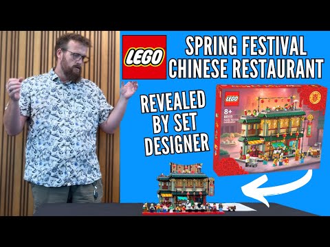 LEGO Designer Reveals Chinese Restaurant "Family Reunion Celebration" Set 80113