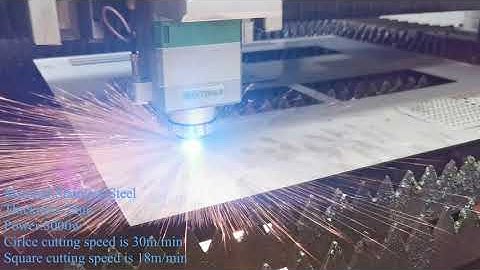 Different Layers with Different Parameters in One Time Cutting Fiber Laser