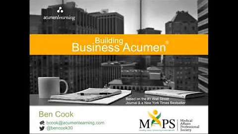 BUILDING BUSINESS ACUMEN® for Medical Affairs
