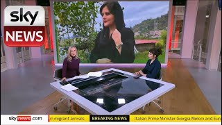 PART 1 | Iran: Mahsa Amini Anniversary | SKY News | Live TV Interview | SAHAR ZAND