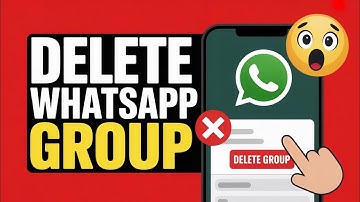 How To Delete Whatsapp Group | Whatsapp Group Delete Kaise Kare | Delete Whatsapp Group 