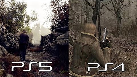 Resident Evil 4 RemakeComparison PS4 vs PS5