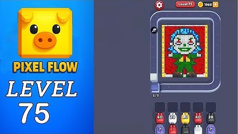 Pixel Flow Level 75 Walkthrough