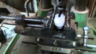 Making alternator bushings with delrin.