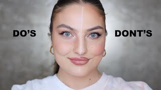 MAKEUP DO'S AND DONT'S // 2016 vs. 2021 Beauty Trends