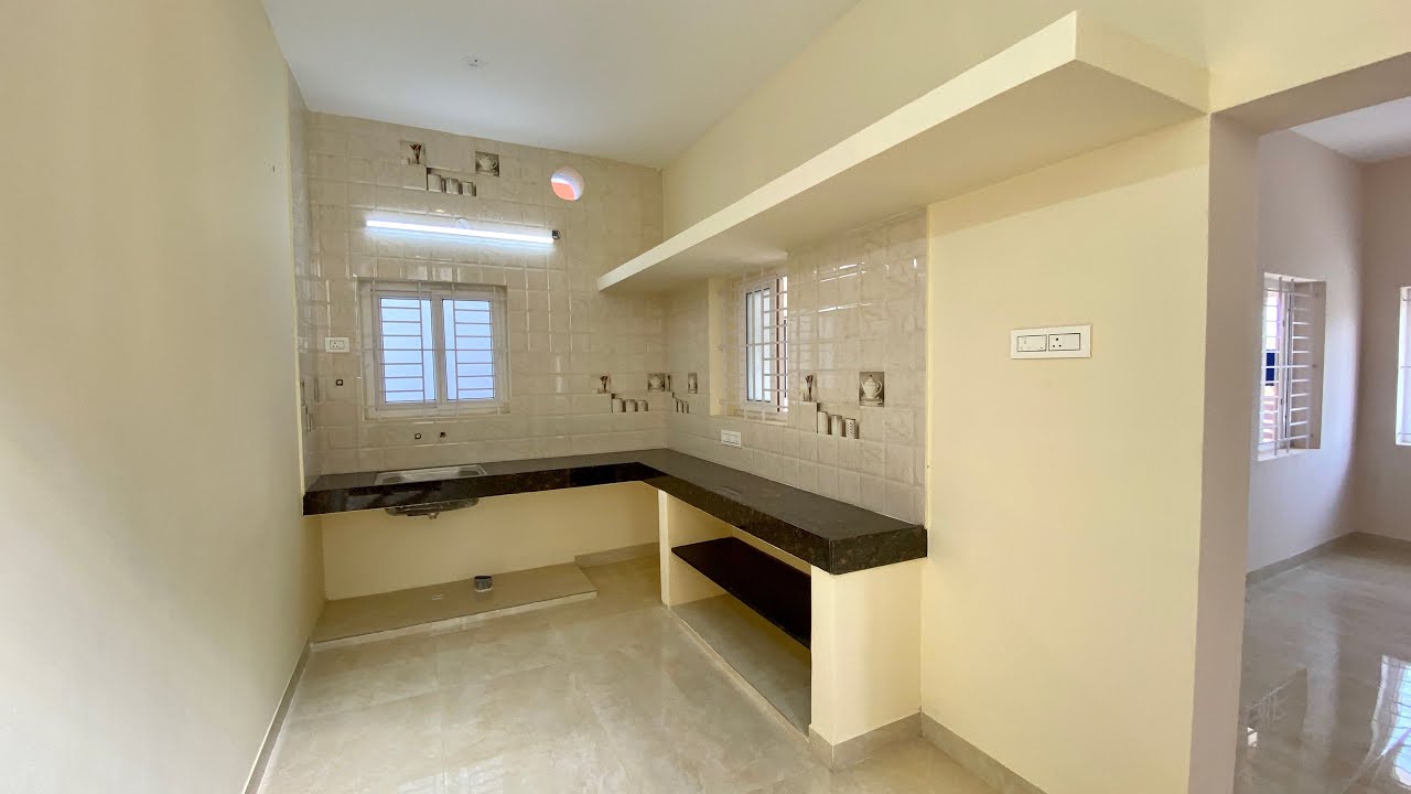 Simple & Elegant Non-Modular Kitchen design 🔥🔥8x16feet size Kitchen ...