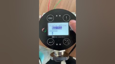 Sincerity coriolis mass flow meter RS 485 setting guidance