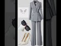 #koreanoutfitideas korean office coat pant 💞💖 #fashion 🤗