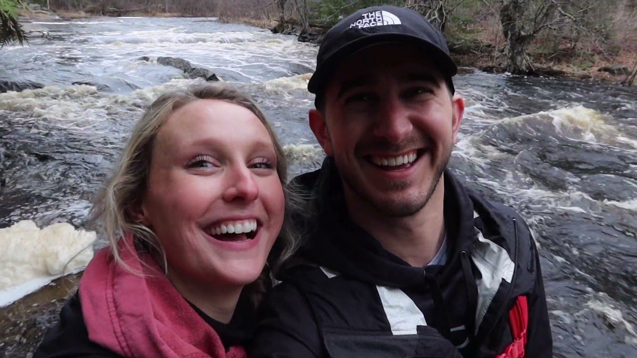CANYON FALLS in 4K - Heavy Rapids in Michigan’s Upper Peninsula
