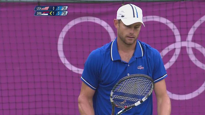 Roddick (USA) v Djokovic (SRB) Men's Tennis 2nd Round Replay - London 2012 Olympics - DayDayNews