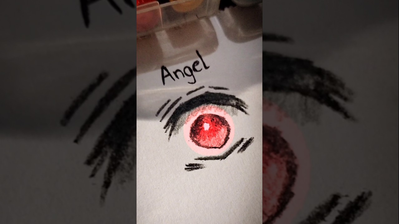 How to draw Angel & Demon eyes ✨ 
