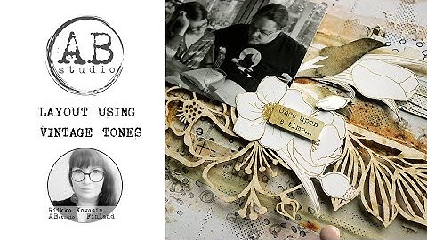 Layout using vintage tones