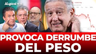 El PESO SE HUNDE por CULPA de AMLO: la REFORMA al PODER JUDICIAL ESPANTA a los EMPRESARIOS