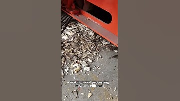 Branches and trunks shattered in an instant #crusher #machine #crushingtime