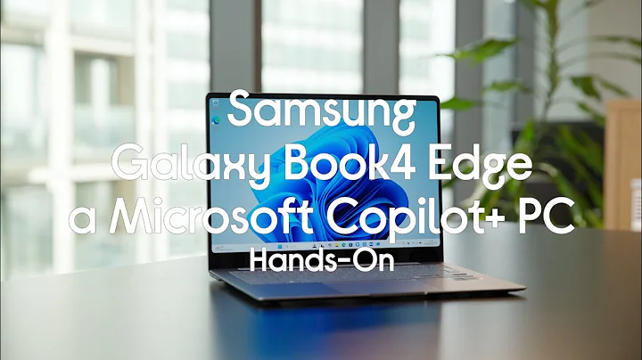 SAMSUNG Galaxy Book4 Edge 14" Laptop, Copilot+ PC - Hands On
