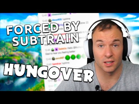 Twitch chat subtrain dance GONE WRONG | Hungover Fortnite stream