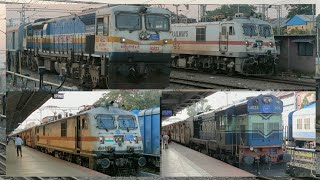 SSS Hubballi-KSR Bengaluru express ! 3 IN 1 ! Alco+EMD+Electric loco