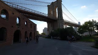 ⁴ᴷ⁶⁰ Cycling NYC (Narrated) : Chinatown, Manhattan to DUMBO & Brooklyn Bridge Park (July 15, 2020)