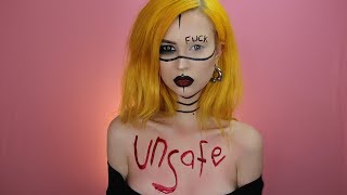 Marilyn Manson Inspired Makeup Tutorial (Halloween Kinda..) | Evelina Forsell