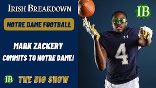 Cornerback Mark Zackery Commits To Notre Dame!