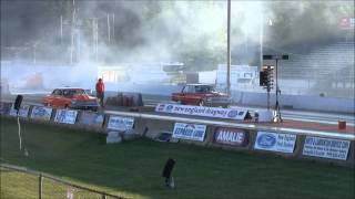 Nova vs. Nova Drag Race, 8 second Nitrous powered Chevy Nova 8.55 @ 159mph