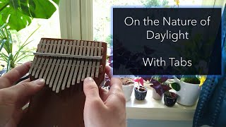 On the Nature of Daylight - Max Richter - kalimba cover with Tabs @ShivShuffles