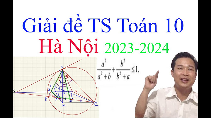 Đề thi toán tuyển sinh lớp 10 hà nội năm 2024