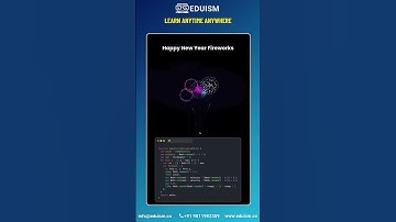 Happy New Year Fireworks!#programminglanguage #css #html #javascript #js #java #ai #ml #webdev #data