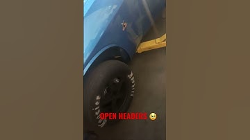 starting up my Scatpack with open headers #shorts #scatpack #headers #jba #longtubes