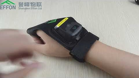 Effon Industrial Bluetooth 2D Glove Barcode Scanner GS02