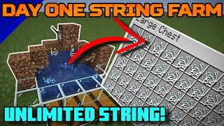 The BEST string farm on DAY ONE?! || Java 1.19/1.20 Working string farm/ dupe || Over 1M drops/hour!