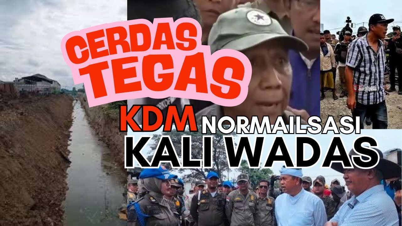 ketegaran KDM normalisasi Kali Wadas Karawang