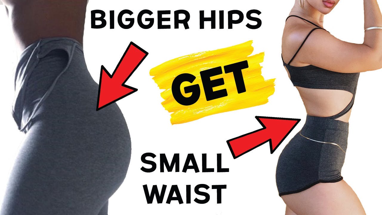 ️ How To Get A Smaller Waist And Bigger Hips 🍑 4 Workouts For Tiny Waist And Wider Hips Youtube