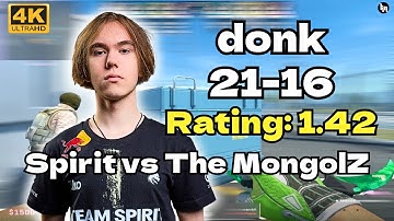 🔥donk (21-16) Spirit vs The MongolZ (Nuke) | BLAST Bounty 2025 Season 2 Finals #cs2 #donk